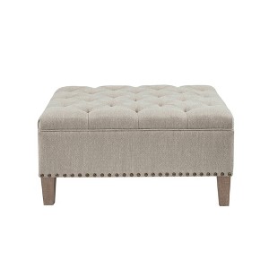 Tufted Square Cocktail Ottoman - Madison Park - 1 of 4