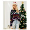 Womens Ugly Christmas Sweater Funny Santa Funny Xmas Holiday Party Knitted Pullover - 4 of 4
