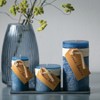 English Blue Timber Pillar Candles Kit - Set of 3 - 2 of 4