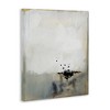 Stupell Industries Neutral Beige Abstract Painting Black Ink Splatter Canvas Art - 2 of 4