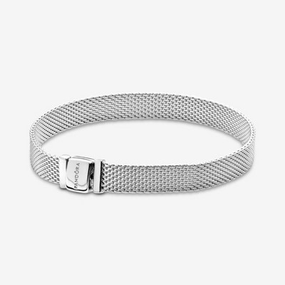 Pandora Reflexion 7.1'' Sterling Silver Mesh Bracelet