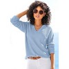 Women's Ribbed V-Neck Sweater - LASCANA - 3 of 4