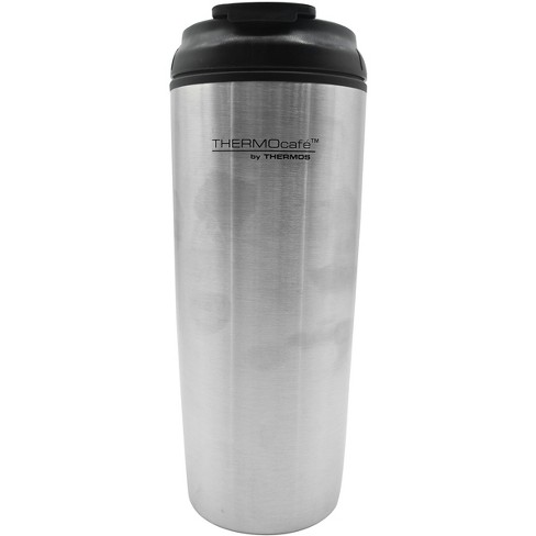 Thermos 16 oz. Sipp Insulated Stainless Steel Travel Tumbler - Silver/Black