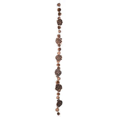 Transpac Natural Material 57 in. Brown Autumn Pinecone Garland