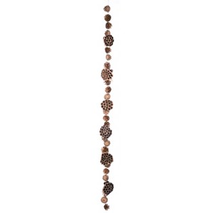 Transpac Natural Material 57 in. Brown Autumn Pinecone Garland - 1 of 2