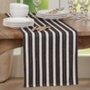 Saro Lifestyle Striped Design Cotton Table Runner - 4 of 4