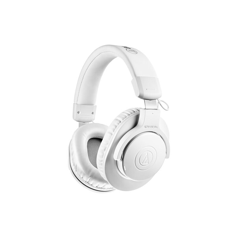 AudioTechnica ATH-M20xBT Wireless Over-Ear Headphones (White), 1 of 8