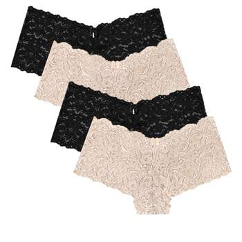 Smart & Sexy Women's Signature Lace Cheeky Panty 4-Pack