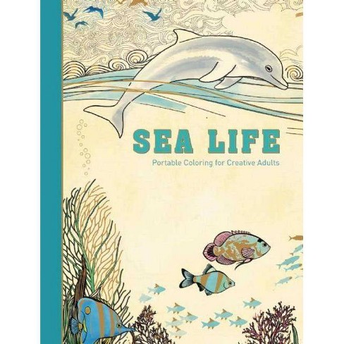 Download Sea Life Adult Coloring Books Hardcover Target