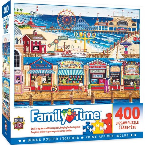 Masterpieces Inc Ocean Park 400 Piece Large Ez Grip Jigsaw Puzzle Target