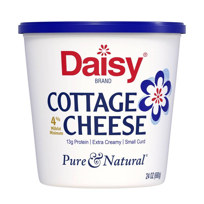 Daisy Brand 4% Milkfat Minimum Cottage Cheese - 24oz, 1 of 6