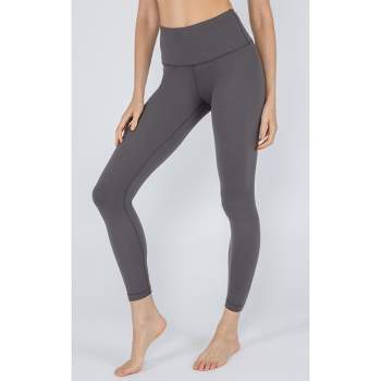 90 Degree By Reflex Interlink Faux Leather High Waist Cire Ankle Legging -  Pavement - Small : Target
