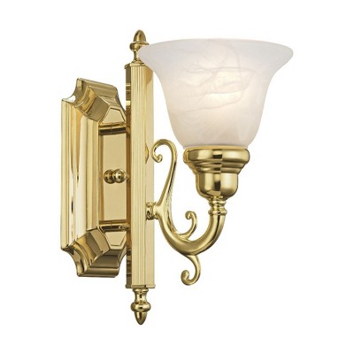 Livex Lighting French Regency 1 - Light Vanity in  Polished Brass