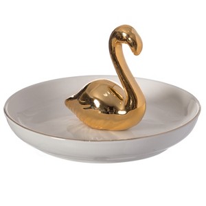 Uniquewise Jewelry Holder with Decorative Trinket Dish Organizer for Rings Earrings Bracelets and Necklaces - Ideal Gift for Christmas Birthdays - 1 of 4