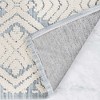 Diamond Trellis Boho Chic Textured Machine Washable Bath Rugs, Set of 2 by Blue Nile Mills - 3 of 4