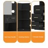 Makeup Vanity Desk Set 11 Bulbs And Mirror 4 Drawers and Built-in Shelves With Power Outlet 3 Adjustable Light Modes for Bedroom Black - 3 of 4