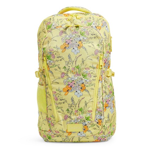 Vera Bradley Women's Lay Flat Travel Backpack Sunlit Garden