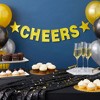 Bright Creations 130-Piece DIY Gold Glitter Make Your Own Banner Kit with Letters, Numbers, and Symbols, 5 Inch Letters - 3 of 4