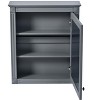 PAGED 24" Wall Mounted Bathroom Storage Cabinet Modern Medicine Cabinet with Mirror and Adjustable Shelves, Over Toilet Storage Unit for Room - 4 of 4