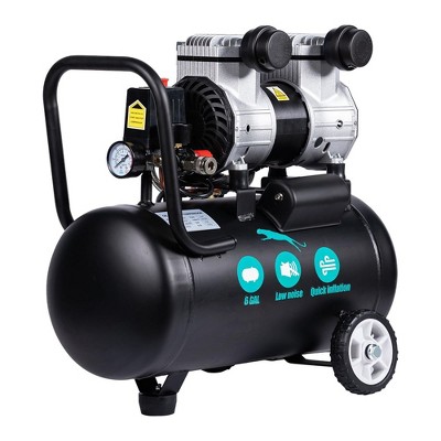 2.1 Gallon Air Compressor, 1.2HP 2.2 CFM@90PSI Oil Free Air Compressor Max. 116PSI Pressure, 70 dB Ultra Quiet Compressor for Auto Repair