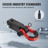 VEVOR Shackle Hitch Receiver, Fits 2" Receivers, 52900 lbs Breaking Strength, D Ring Shackle with Trailer Hitch Lock Pin - 4 of 4