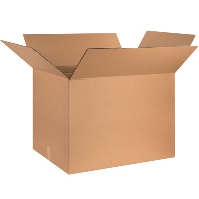 The Packaging Wholesalers 32" x 24" x 24" Shipping Boxes 48 ECT Double Wall Brown 15/Bundle