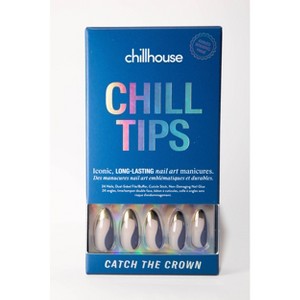 Chillhouse Chill Tips Fake Nails - Catch the Crown - 24ct - 1 of 4