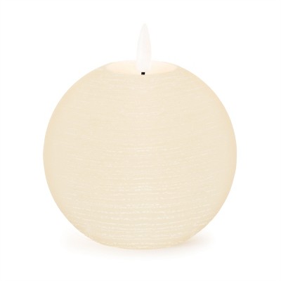 FIA Wick Ivory Round Candle (Set of 2)