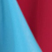 blue/burgundy