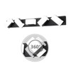 LLHZSY Modern Acrylic 6000K LED Vanity Light 3/4/5-Light 350° Rotation Square Wall Sconce light Fixture - 3 of 4