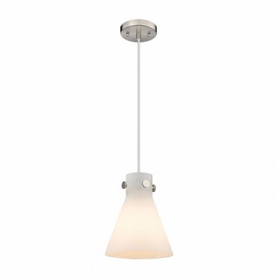 Newton Cone - 1 Light Pendant In Industrial Style-9.88 Inches Tall and 8 Inches Wide