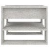 vidaXL Coffee Table Concrete Gray 21.9 in.x21.7 in.x17.7 in. Engineered Wood - 4 of 4