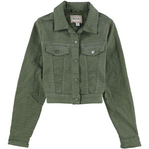 GUESS Womens Cropped Denim Jacket - 1 of 2