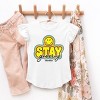 The Juniper Shop SmileyWorld Stay Groovy Flutter Sleeve Tee - 3 of 4