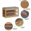 7 Pair Shoe Storage Bench - image 3 of 4