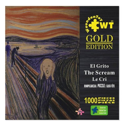 Wuundentoy Gold Edition: The Scream Jigsaw Puzzle - 1000pc