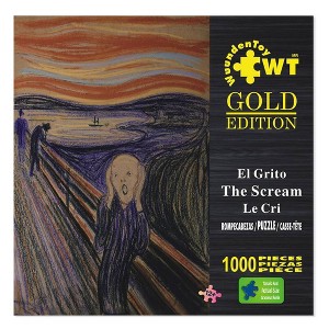 Wuundentoy Gold Edition: The Scream Jigsaw Puzzle - 1000pc - 1 of 4