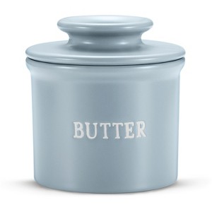 Kook Butter Keeper Dish, Ceramic Crock with Lid, For Soft Butter - 1 of 4