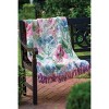 Manual Woodworks and Weavers Watercolor Nature Tapestry Throw – Vibrant Birds and Butterflies Design - 2 of 3