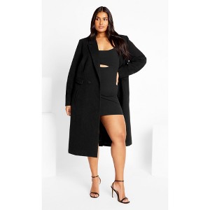 Women's Plus Size Baylee Dress - black | CITY CHIC - 1 of 4
