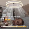 KTMBDW 20'' Ceiling Fan with Light, Upgraded Low Profile Fan, Flush Mount Ceiling Fan, 6 Speeds, Dimmable LED for Bedroom, Living Room - 4 of 4