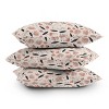 Deny Designs Menina Lisboa Rustic Blue Flowers Square Indoor Throw Pillow - 4 of 4