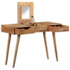 vidaXL Dressing Table 44"x17.7"x29.9" Solid Mango Wood - 2 of 4