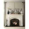 Pleasant Hearth Gothic Fireplace Screen Black Target