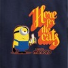 Boys' - Despicable Me Minions - Only Here For The Eats Graphic Long Sleeve Fleece Sweatshirt - 2 of 4