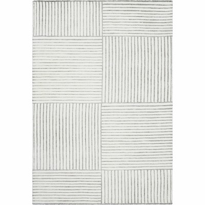 Hauteloom Rectangle Area Rug   Cream
