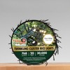 Holiday Bright Lights Twinkling Cluster LED Rice Light Reel, 20 Foot Long 768 Lights for Indoor/Outdoor Christmas Decoration, Pure White - 4 of 4