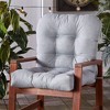 Kensington Garden 21"x21" Outdoor Seat and Back Chair Cushion - 2 of 4