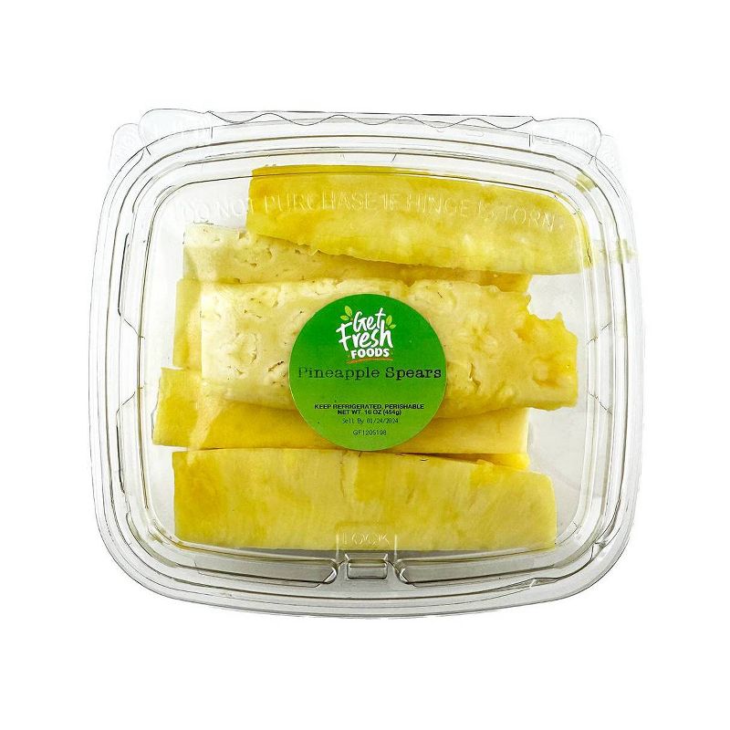 Get Fresh Pineapple Spears - 16oz, 1 of 4