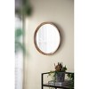 DOMETOUR 20x1.5" Wood Wall Mirror Transitional Decor Style with Frame of Solid Mango Wood Wall Decor for Bathroom, Entryway Console - 4 of 4